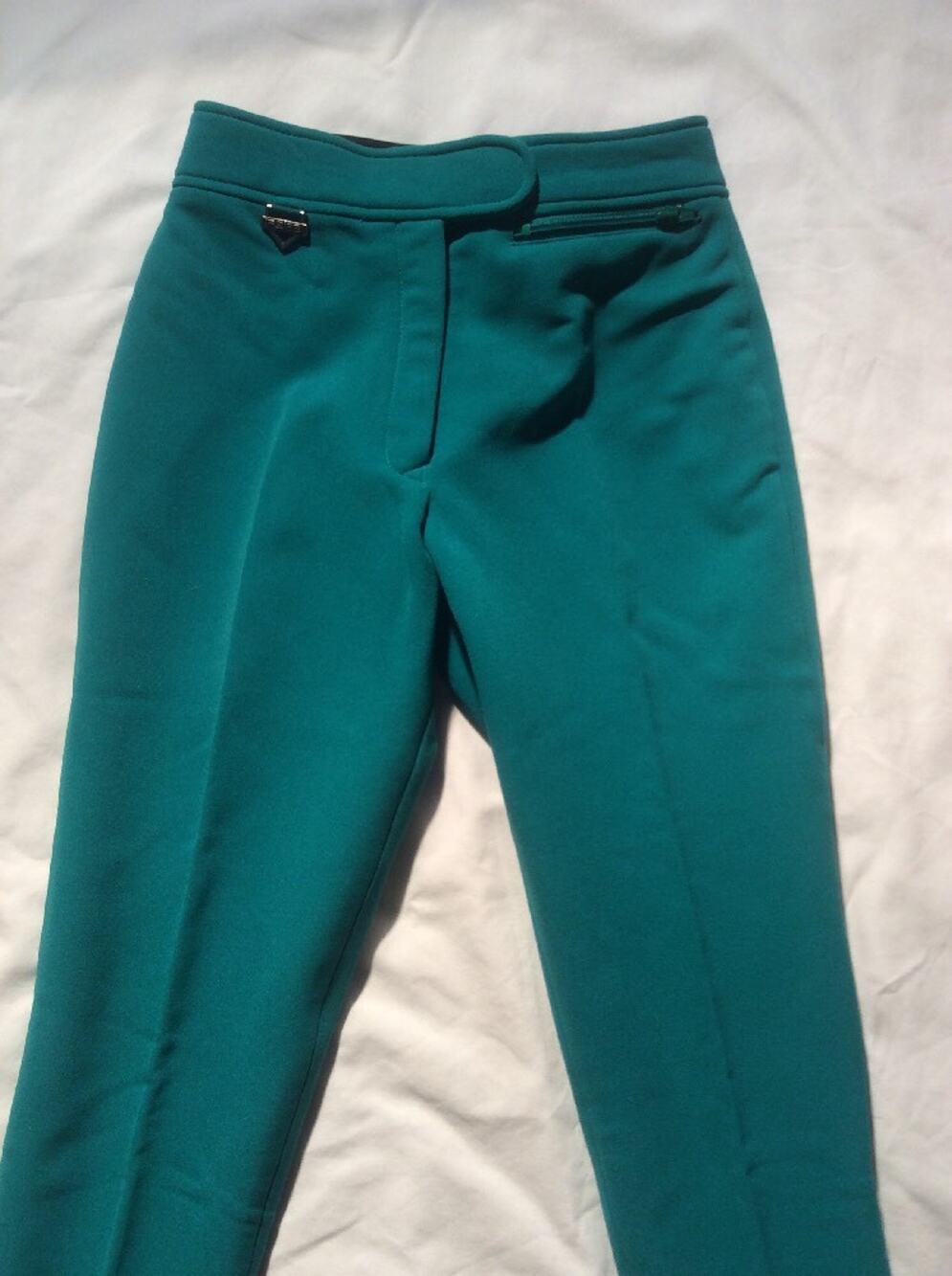 FERA SKIWEAR Women's Green STIRRUP SKI Pants STRETCH ~ Sz 8R